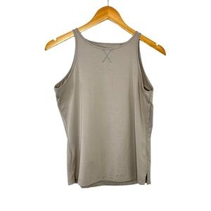 Ever Forward EVRFWD Womens  Activewear Tank Top Size Small Gray Cutout Back